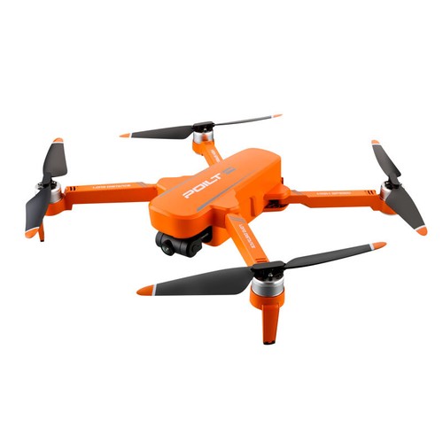 JJRC X17 6K 5G WIFI FPV GPS Brushless Foldable RC Drone with 2-axis Gimbal Dual Camera Optical Flow Positioning RTF - Orange Two Battery with Bag