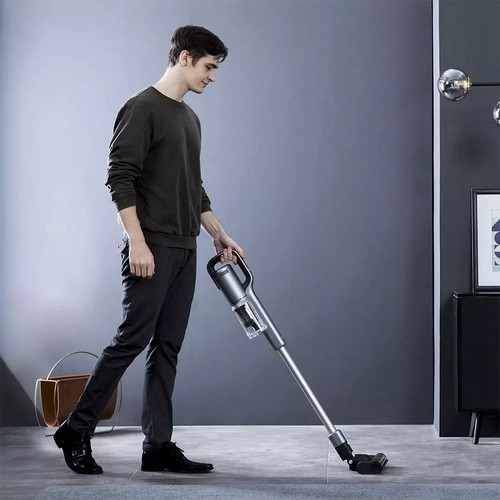 XIAOMI ROIDMI NEX 2 Plus X30 Plus Cordless Handheld Vacuum Cleaner With Rotating Mops Double Main Brush Head 2 in 1 Vacuuming Wiping 150AW 26500Pa Suction 80 Mins Running Time 550ml Dust Box 240ml Water Tank V-shaped Anti-winding APP Control - Gray