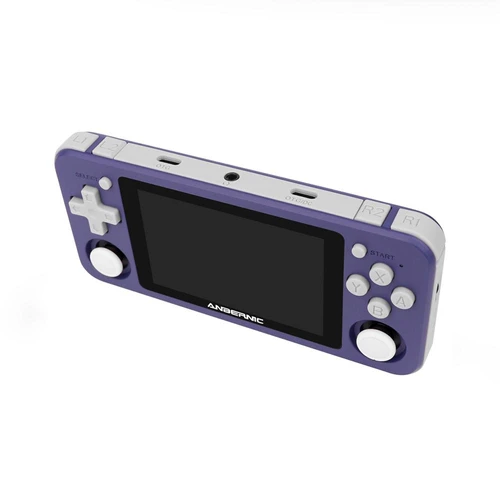 ANBERNIC RG35XX 3.5-inch Retro Handheld Game Console Open Source Game  Player 64G+128G 13000+ Games(Purple)