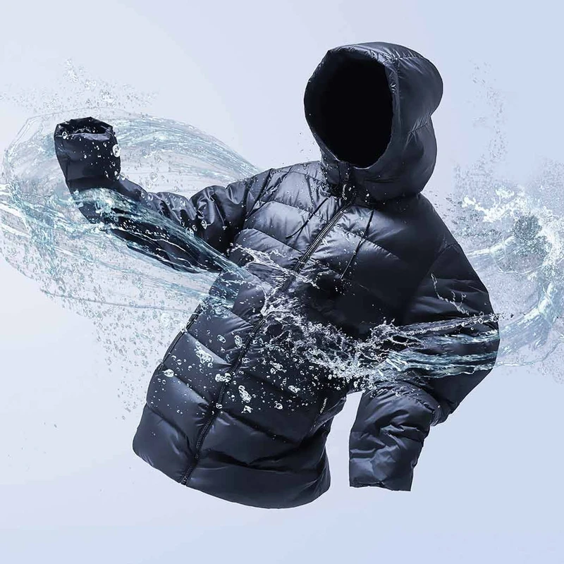 90Fen Smart Temperature Control Down Jacket Size L Navy Blue