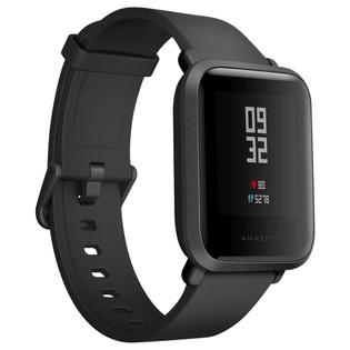 Xiaomi Huami Amazfit Bip Smartwatch con monitoraggio della frequenza cardiaca per tutto il giorno e attività, monitoraggio del sonno, GPS, durata della batteria ultra lunga di 45 giorni, Bluetooth, impermeabile IP68, condizioni eccellenti usate 99% nuovo (nero)
