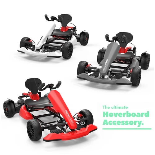 Hyper GoGo GO KART Kit Compatible With All Hoverboard Accessory Red