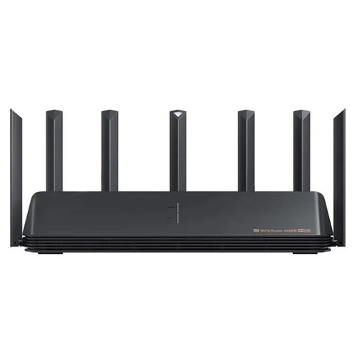 2021 Xiaomi AIoT Router AX6000 WiFi 6 Enhanced Edition 6000Mbps Wireless Rate 512MB RAM 4x4 160MHz 2.5G WAN/LAN Mesh 6 Independent Signal Amplifier - Black