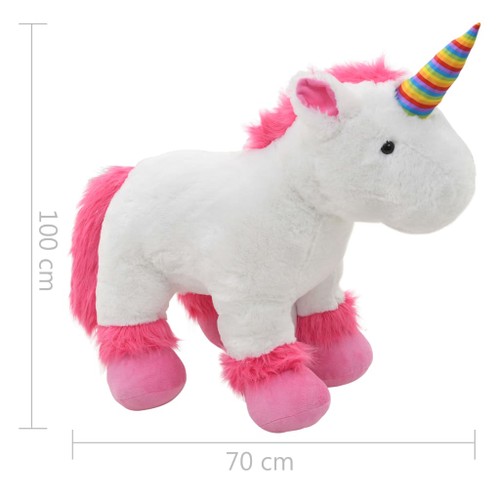 pink unicorn cuddly toy