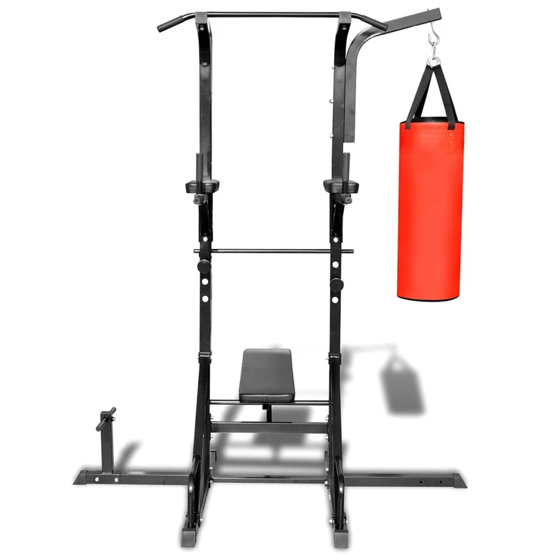 Power tower with sit up bench sale