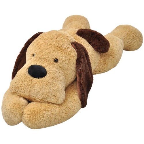 Dog Cuddly Toy Plush Brown 80 cm Europe