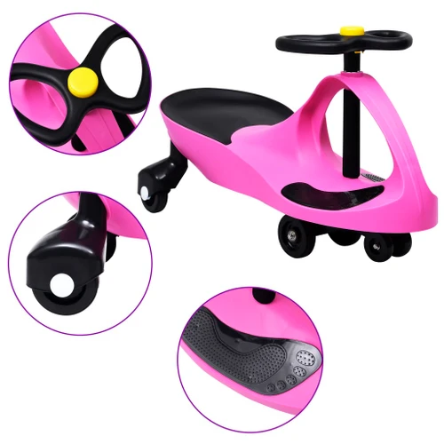 Pink on sale swing car