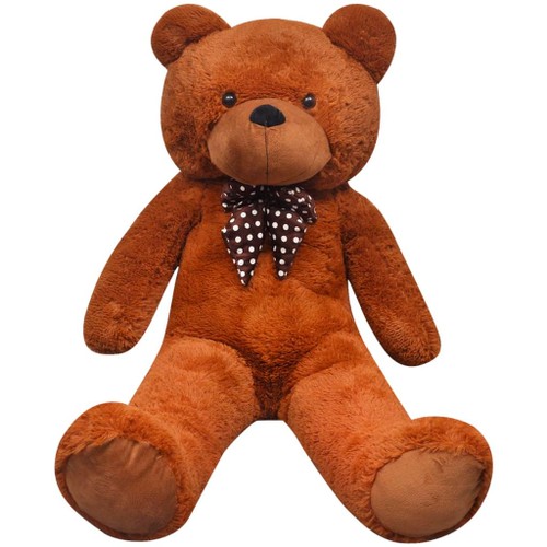 XXL-Teddybär aus weichem Plüsch, braun, 160 cm