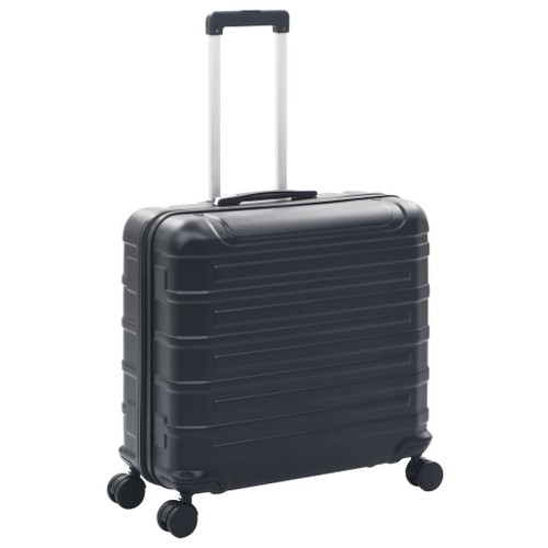 Hardcase Trolley Set 2 pcs Black ABS