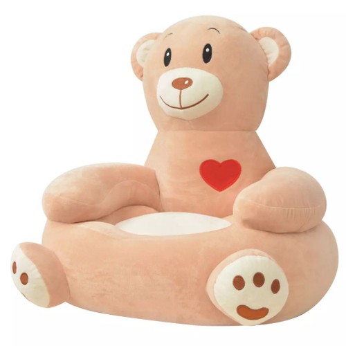 plush teddy bear chair