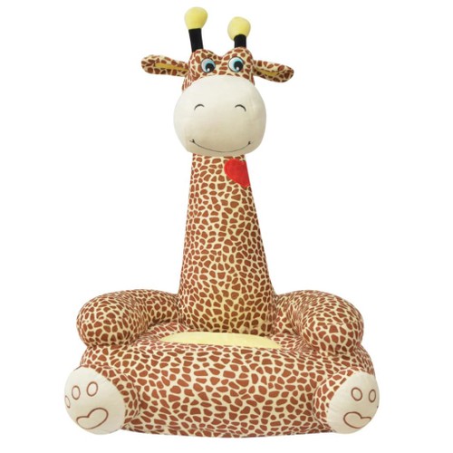 stuffed giraffe chair