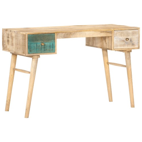 Desk 118x50x75 Cm Solid Mango Wood Desk 118x50x75 Cm Solid Mango Wood, Mango Wood Desk