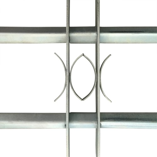 Verstellbares Sicherheitsgitter für Fenster mit 2 Querstangen 700–1050 mm