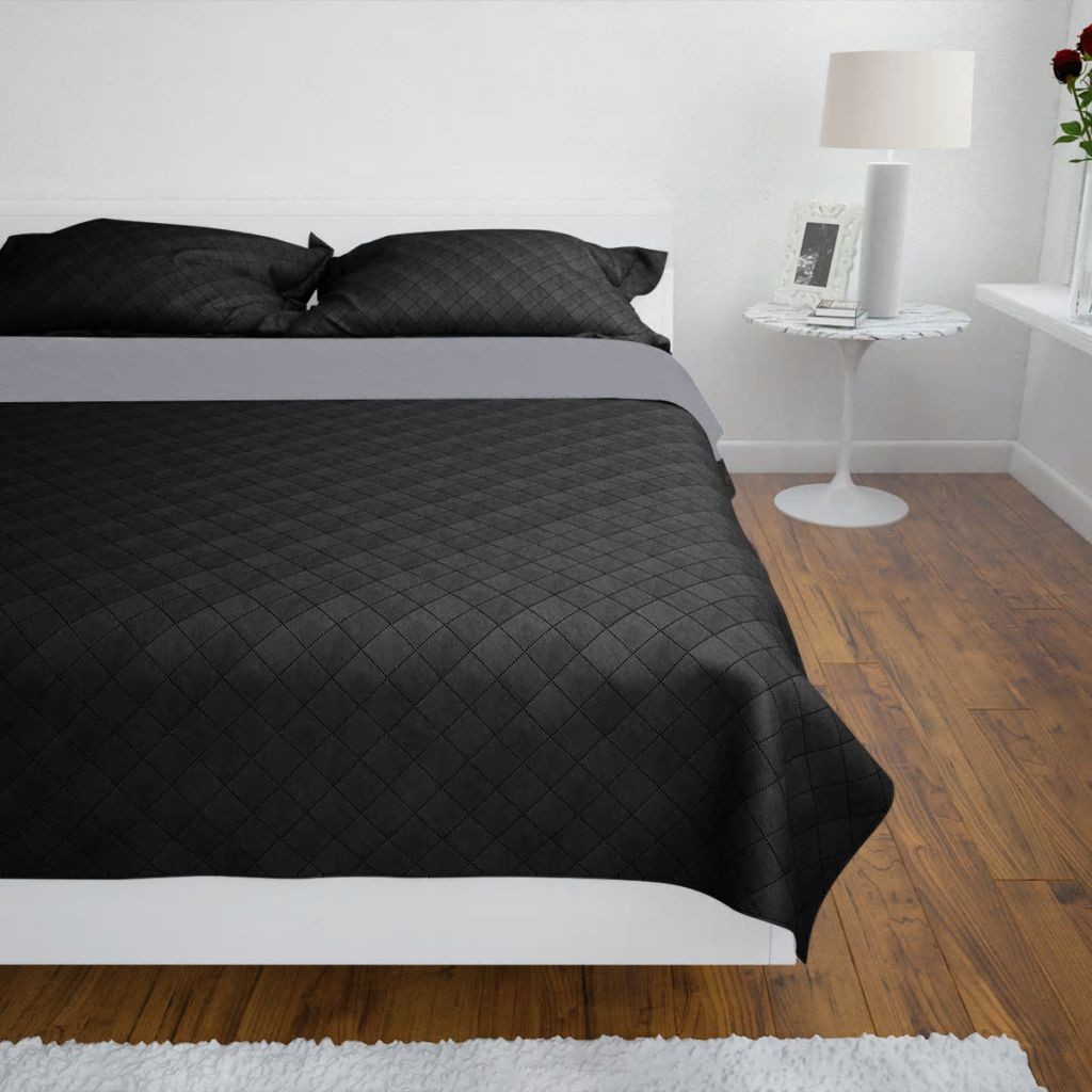 black double bedspread