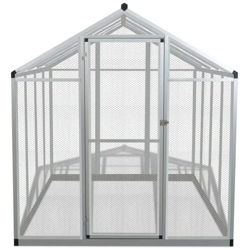 Outdoor Aviary Aluminium 178x242x192 cm