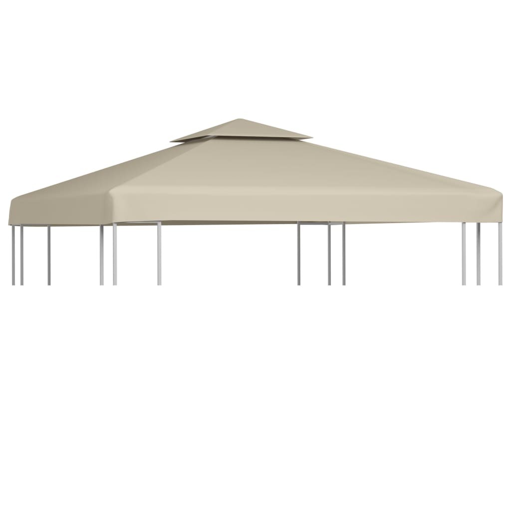 Gazebo Cover Canopy Replacement 310 G M Beige 3 X 3 M