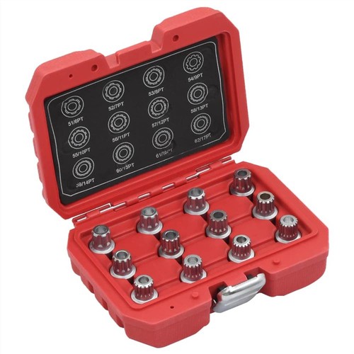 12 Piece Locking Wheel Nut Key Set for VW