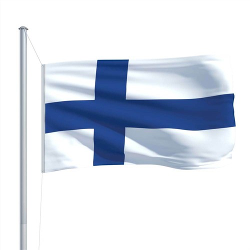 Finland Flag and Pole Aluminium 6,2 m