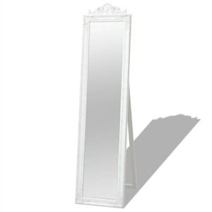 FreeStanding Mirror Baroque Style 160x40 cm White