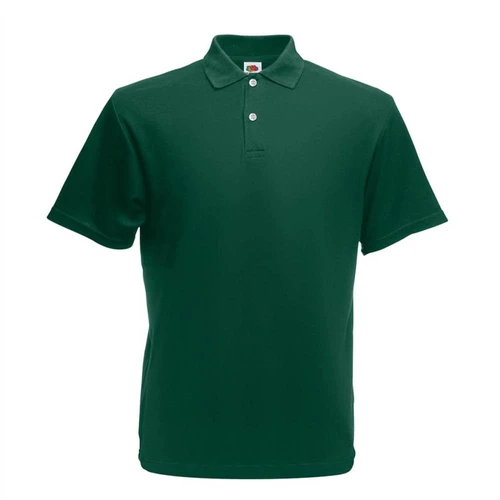 Fruit of the Loom 5 pcs Original Men's Polo Shirts Forest Green XL