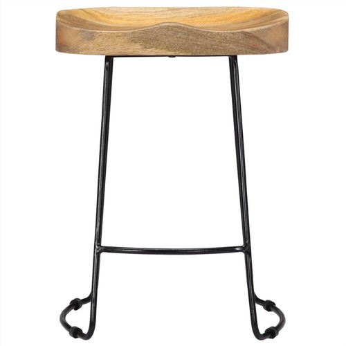 Gavin Barhocker 2 Stk. Massives Mangoholz