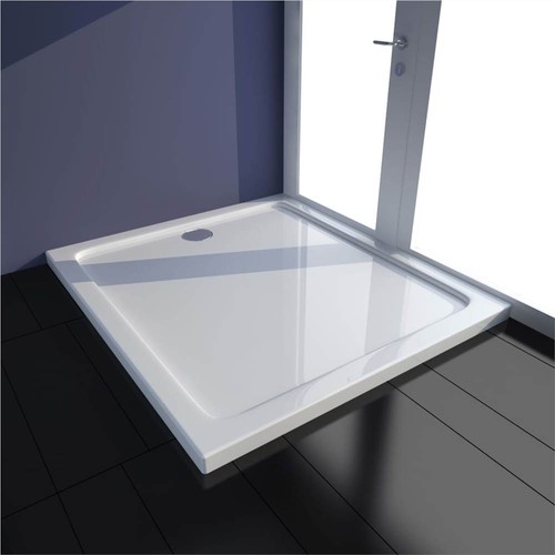 Shower Base Tray ABS White 80x90 Cm