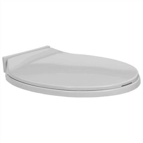 SoftClose Toilet Seat Light Grey Oval