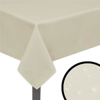Tablecloths 5 pcs Cream 190x130 cm