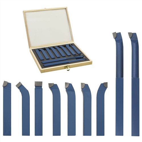 11 Pieces Carbide Turning Tool Set 12x12 Mm P30