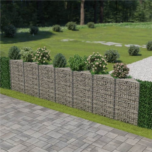 Gabion Wall Galvanised Steel 450x30x100 cm