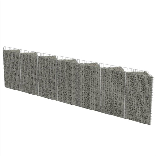 Gabion Wall Galvanised Steel 450x30x100 cm