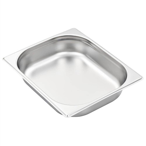 thumbnail image 2 of Baki 1/4 Gastronorm Stainless Steel Food Pan - 150mm Deep With Lid, Commercial Kitchen Container 2 of 14