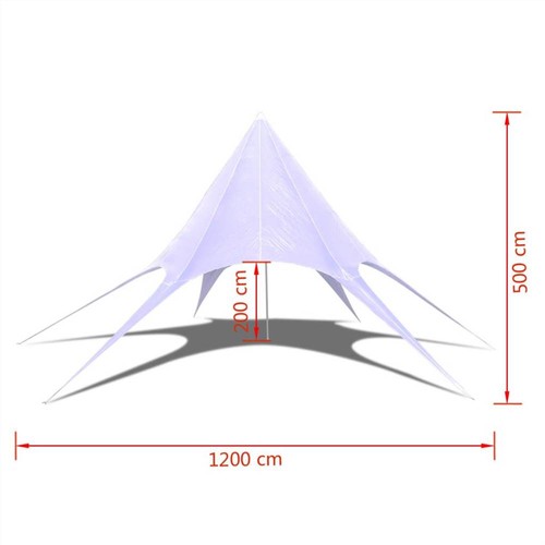 Gazebo Hexagon Star Garden Pavilion 12m