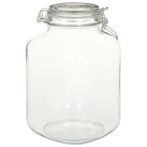 Stock Your Home 1057 3 in. Leakproof Hinged Glass Jars Set of 12