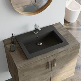 Mobile bagno con lavabo e specchio N99 - Frame