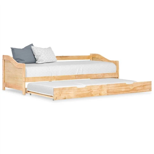 Pull Out Sofa Bed Frame Pinewood 90x200 Cm, Sofa Bed Frame Full