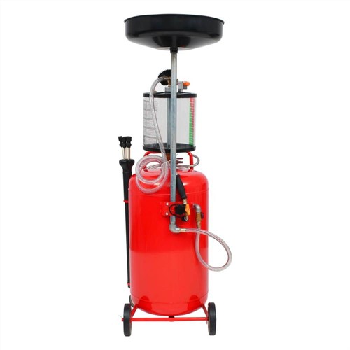 Waste Oil Drainer 70 L Steel Red