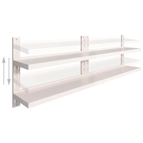  Hanging Floating Stainless Steel Shelf, 2-Layer