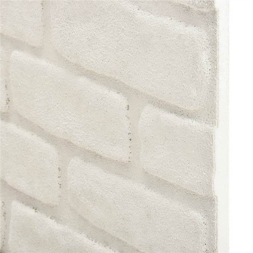 3D Wall Panels with White Brick Design 11 pcs EPS