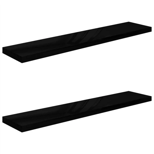 Buy Habitat Jak 30cm Floating Shelf - Gloss Black