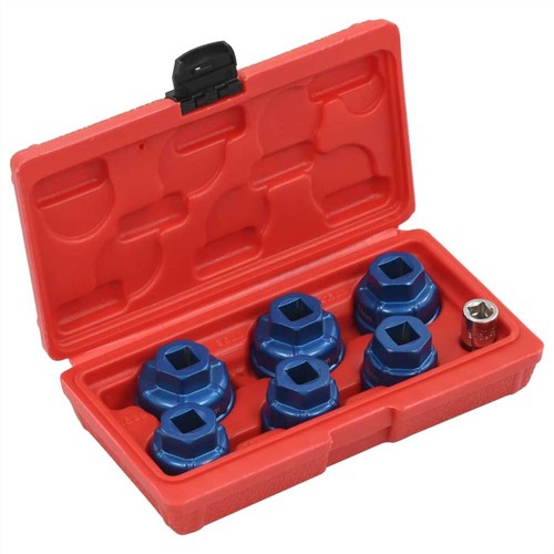 7 Piece Oil Filter Cap Set 3/8"