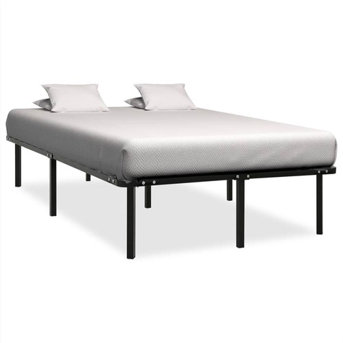 Grootte hypothese Picasso Bed Frame Black Metal 120x200 cm