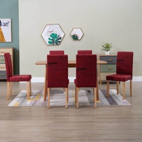 Wine colored best sale dining chairs