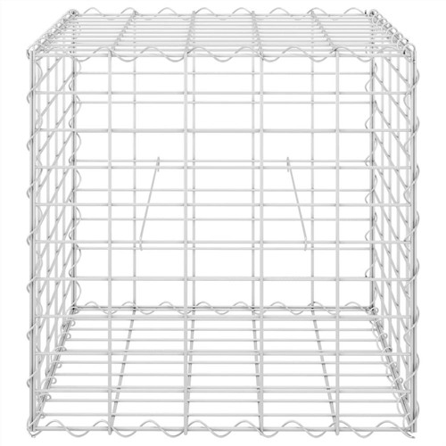 Cube Gabione Hochbeet Stahldraht 50x50x50 cm