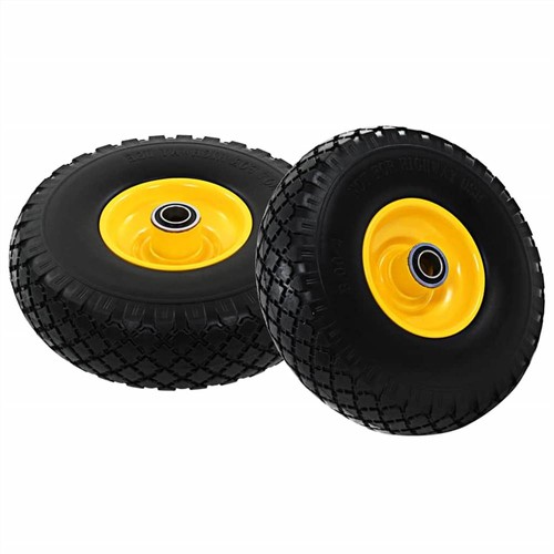 Sack Truck Wheels 2 pcs Solid PU 3.00-4 (260x85)