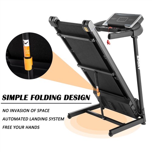 Merax 8030C Foldable Electric Treadmill Black