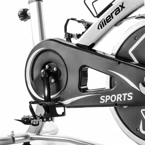 Merax S280 Stationary Indoor Cycling Bike Black and White