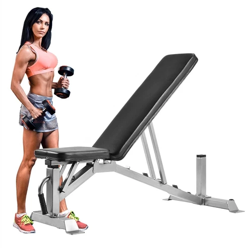 Merax deluxe foldable utility weight bench adjutable sit up ab best sale incline bench