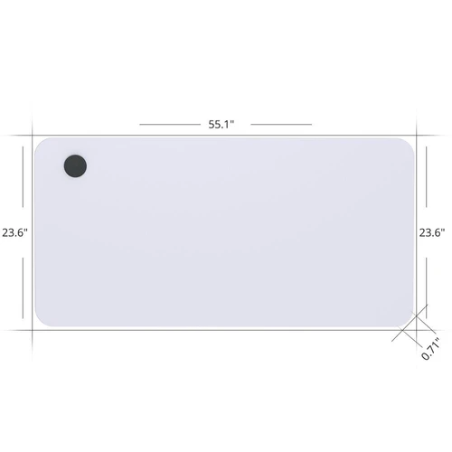 ACGAM 140*60*1.8 CM MDF High Quality Table Top Suitable for ACGAM Electric Standing Desk Frame (Single Motor and Dual Motor)  - White