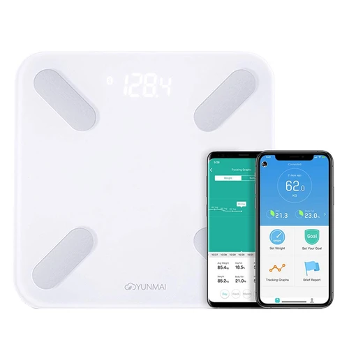 Yunmai Color Bluetooth Smart Scale - White